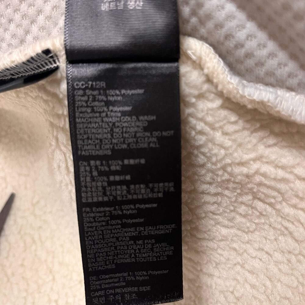Marmot Wiley Polartec Sherpa Fleece Jacket Cream Brown Full Zip XS Gorpcore Cozy - Picture 9 of 13